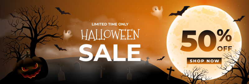 Halloween Sale 50% off